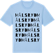 Blue Soul t-shirt med Målsryd ordlek t-shirt