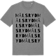 Mid Heather Gray t-shirt med Målsryd ordlek t-shirt
