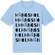 Blue Soul t-shirt med Mängsholm ordlek t-shirt
