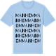 Blue Soul t-shirt med Manhem ordlek t-shirt