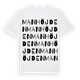 Manhöjden ordlek t-shirt