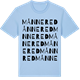 Blue Soul t-shirt med Månnered ordlek t-shirt