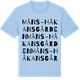 Blue Soul t-shirt med Måns-Håkansgården ordlek t-shirt