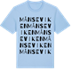 Blue Soul t-shirt med Månseviken ordlek t-shirt