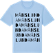 Blue Soul t-shirt med Månslunda ordlek t-shirt