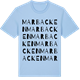 Blue Soul t-shirt med Marbacken ordlek t-shirt
