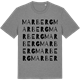 Mid Heather Gray t-shirt med Marberg ordlek t-shirt