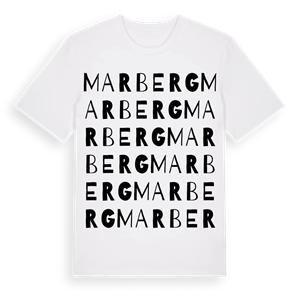 Marberg ordlek t-shirt – ekologisk bomull t-shirt från Pinshirt