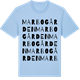 Blue Soul t-shirt med Marbogården ordlek t-shirt