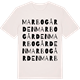Vintage White t-shirt med Marbogården ordlek t-shirt