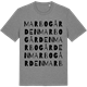 Mid Heather Gray t-shirt med Marbogården ordlek t-shirt