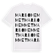 Marbohemmet ordlek t-shirt