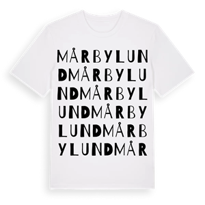 Mårbylund ordlek t-shirt – ekologisk bomull t-shirt från Pinshirt