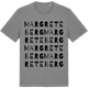 Mid Heather Gray t-shirt med Margreteberg ordlek t-shirt