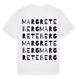 Margreteberg ordlek t-shirt – ekologisk bomull t-shirt från Pinshirt