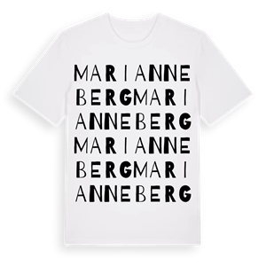 Marianneberg ordlek t-shirt – ekologisk bomull t-shirt från Pinshirt