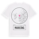 White t-shirt med Marieäng t-shirt