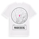 White t-shirt med Marieberg t-shirt