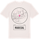 Vintage White t-shirt med Mariedal t-shirt