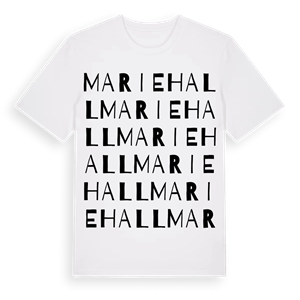 Mariehall ordlek t-shirt – ekologisk bomull t-shirt från Pinshirt