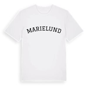 Marielund böjd t-shirt – ekologisk bomull t-shirt från Pinshirt