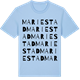 Blue Soul t-shirt med Mariestad ordlek t-shirt
