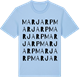 Blue Soul t-shirt med Marjarp ordlek t-shirt