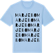Blue Soul t-shirt med Marjebo ordlek t-shirt