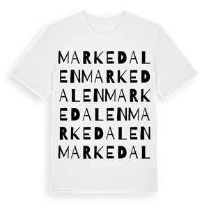 Markedalen ordlek t-shirt – ekologisk bomull t-shirt från Pinshirt