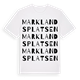 Marklandsplatsen ordlek t-shirt