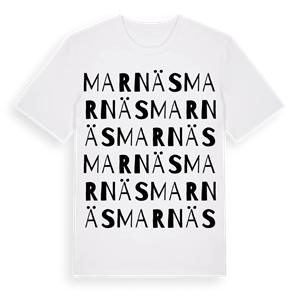 Marnäs ordlek t-shirt – ekologisk bomull t-shirt från Pinshirt