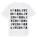 Märrkuven ordlek t-shirt
