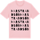 Pink Cotton t-shirt med Marstrandsön ordlek t-shirt