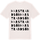 Vintage White t-shirt med Marstrandsön ordlek t-shirt