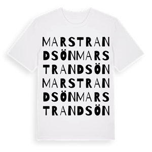 Marstrandsön ordlek t-shirt – ekologisk bomull t-shirt från Pinshirt