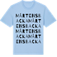 Blue Soul t-shirt med Mårtensbacka ordlek t-shirt