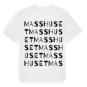 Masshuset ordlek t-shirt – ekologisk bomull t-shirt från Pinshirt
