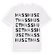 Masshuset ordlek t-shirt