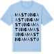 Blue Soul t-shirt med Mastunga ordlek t-shirt