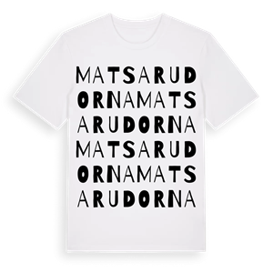Matsarudorna ordlek t-shirt – ekologisk bomull t-shirt från Pinshirt