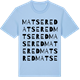 Blue Soul t-shirt med Matsered ordlek t-shirt