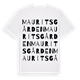 Mauritsgården ordlek t-shirt