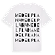 Medelplana ordlek t-shirt