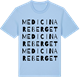 Blue Soul t-shirt med Medicinareberget ordlek t-shirt