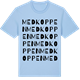 Blue Soul t-shirt med Medkoppen ordlek t-shirt