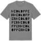 Mid Heather Gray t-shirt med Medkoppen ordlek t-shirt