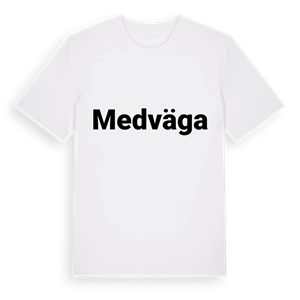 Medväga fetstil t-shirt – ekologisk bomull t-shirt från Pinshirt
