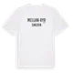 White t-shirt med Mellan-Ryr i Sverige t-shirt