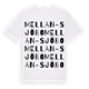 Mellan-Sjöbo ordlek t-shirt