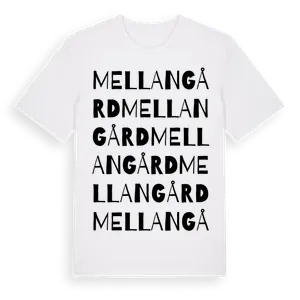 Mellangård ordlek t-shirt – ekologisk bomull t-shirt från Pinshirt
